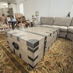Restoration Hardware Trunk Coffee Table