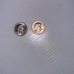 1979-p Sba$1 Wide Rim Susan B Anthony Dollar 