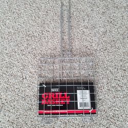 New Small BBQ  Grill Basket -Flippable 