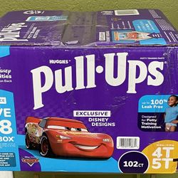 Pull-Ups Training Pants for Boys, Disney Cars 4T-5T,