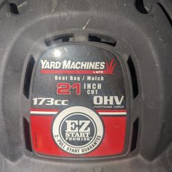 Yard Machines  21in  173cc  Lawnmower 