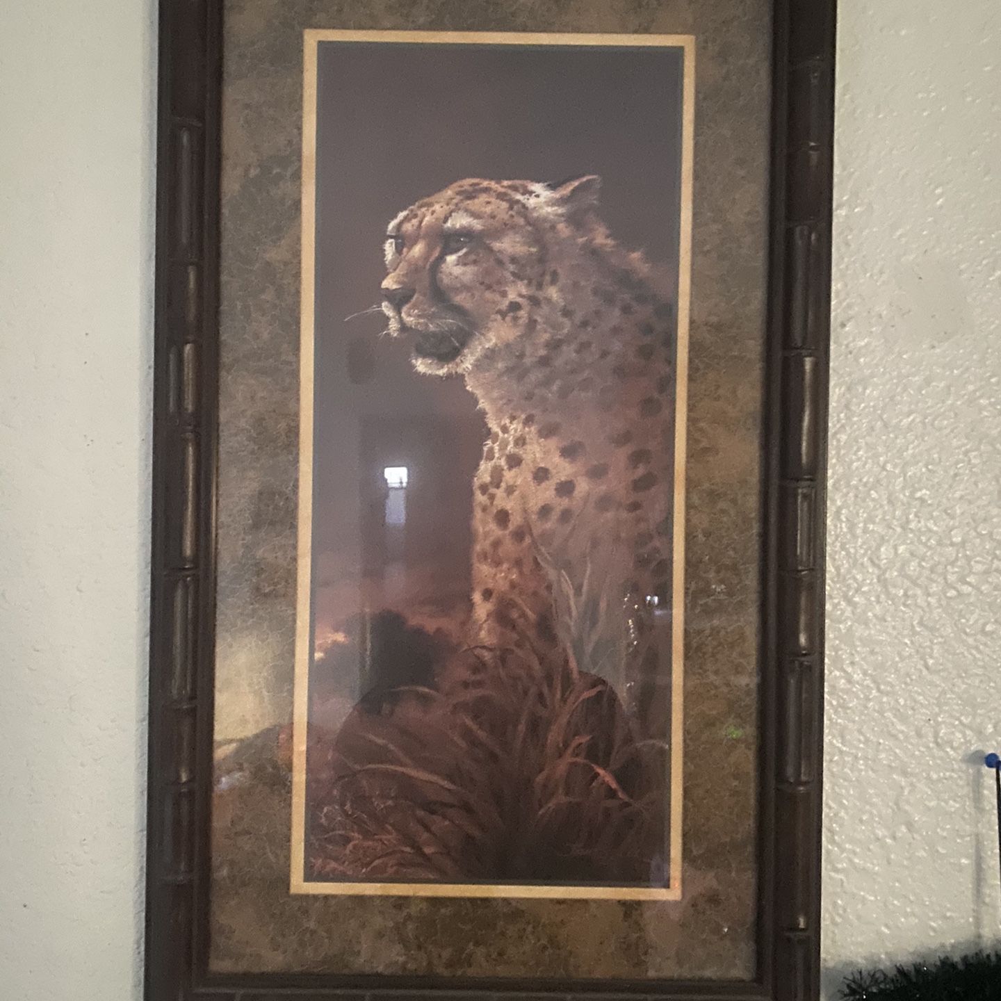 Tiger, Lion, Wall Picture Decor And Matching Mirror,