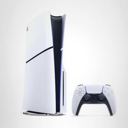 PlayStation Slim With Disc Drive And Two Games 