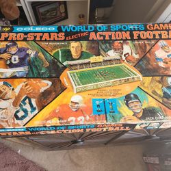 COLECO -World Of Sports Game - PRO STAR ELECTRIC ACTION FOOTBALL 