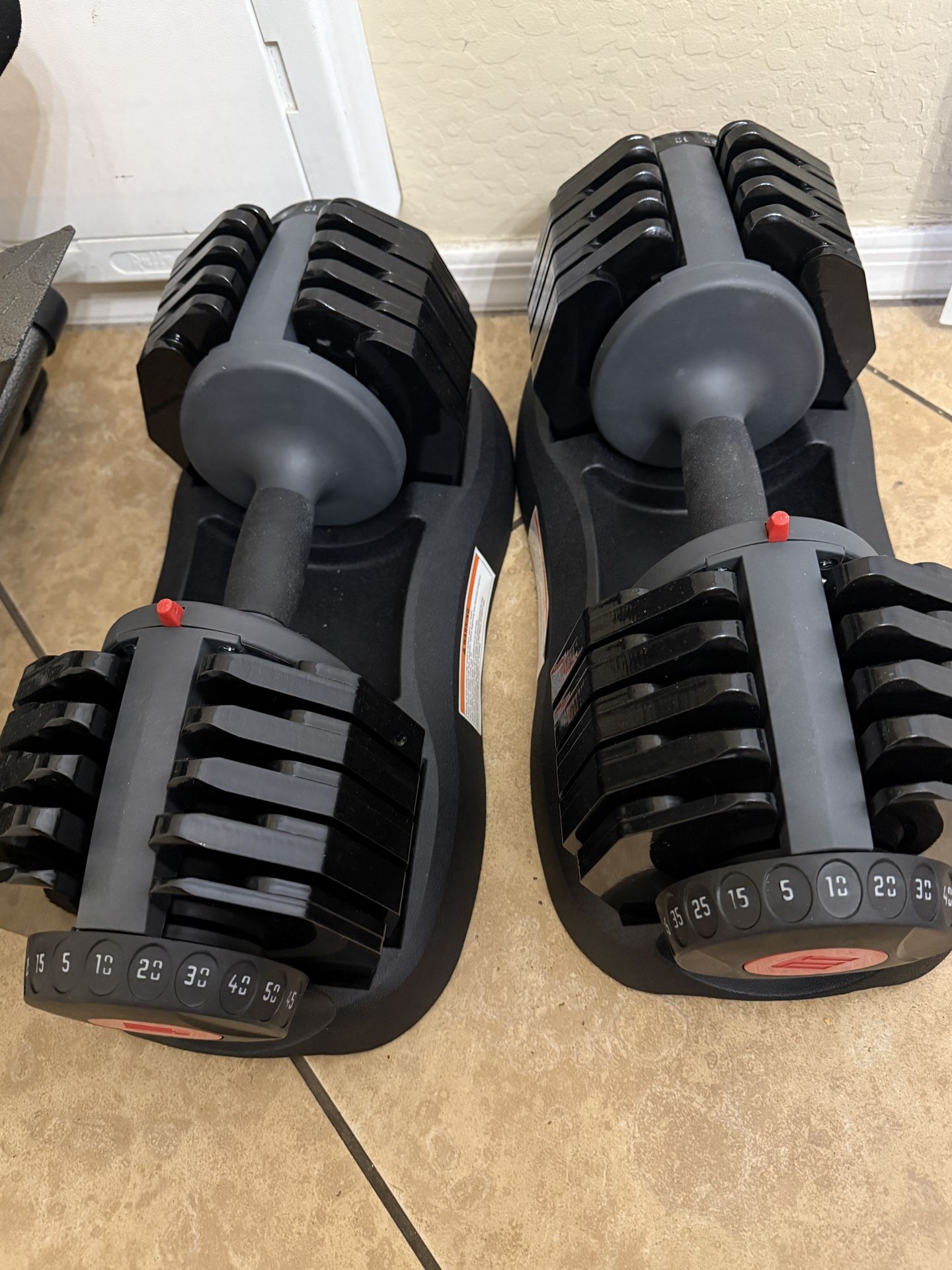 ETHOS adjustable Dumbbell Weights 50 LBS EA.
