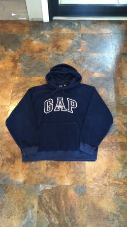 Vintage Navy blue Gap Sweaters hoodie with Big Logo women’s size M F