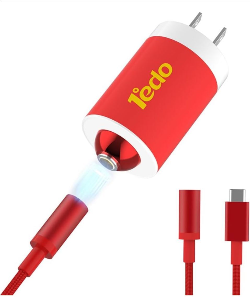 Magnetic for iPhone Charger, 30W Fast USB C Charger Block, PD 3.0 QC 4.0 Foldable with 6FT Cable Magnetic Fast Charger for iPhone 17/16 and More Serie
