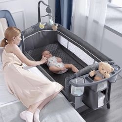 Baby Bed Side Bassinet Crib, Pack And Play