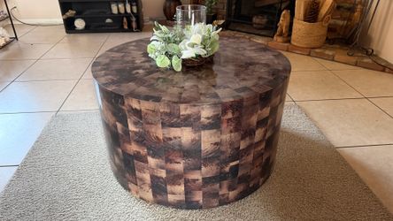 Unique coffee table by Horchow