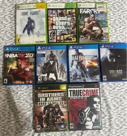 PlayStation and Xbox games
