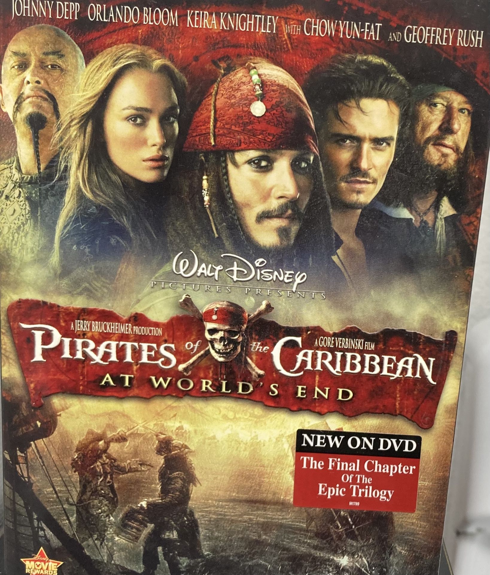 Pirates Of The Caribbean DVD
