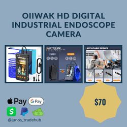 Oiiwak HD Digital Industrial Endoscope Camera