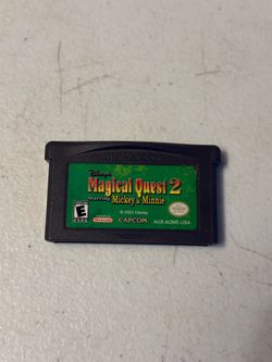 Nintendo GameBoy Advance Magical Quest 2 Starring Mickey and Minnie game