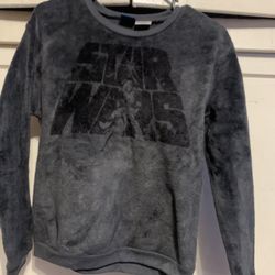Star Wars Women’s Small Gray Sweater Long Sleeve 
