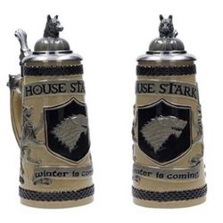 Game of Thrones House Stark Ceramic Beer Stein