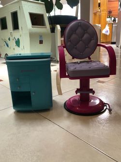 American Girl, doll salon set