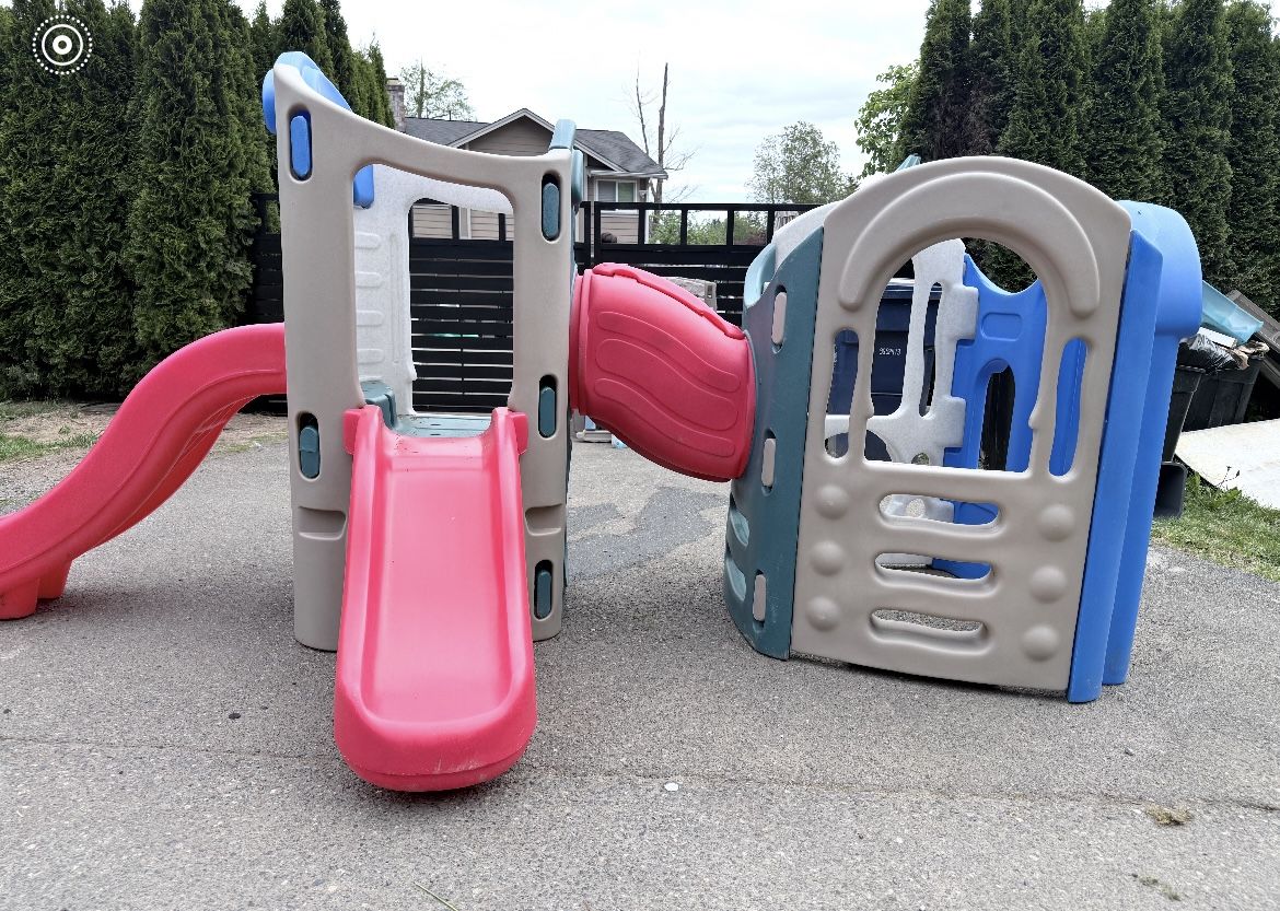 8 In 1 Playground Tunnel, Double Slide Climber