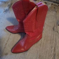 Red Women Cowboy 👢 Boots