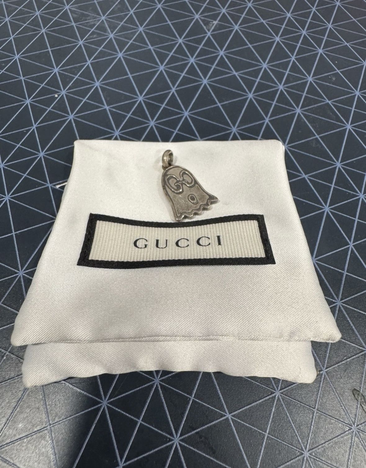 GUCCI Ghost Pendant top Silver mens Used