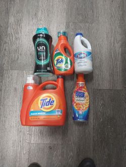 Tide Detergent Fabric Softener And Clorox