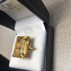 14 Kt Gold & Citrine Ring Sale & All Antique Ring Sale 