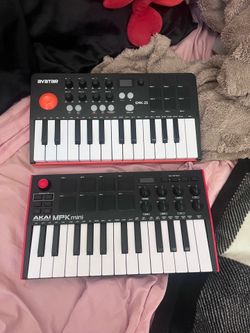 Akai MPK mini and Avatar EMK-25 sound boards