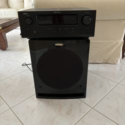 Denon Amplifier and Home Theatre Subwoofer