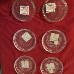 Vintage “Crystal Clear” 24% Lead Crystal Coasters!