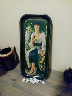 Vintage coca cola tray