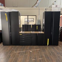 BRAND NEW Husky Six Piece Garage Cabinet Set- Retail $3331- OUR PRICE $2150