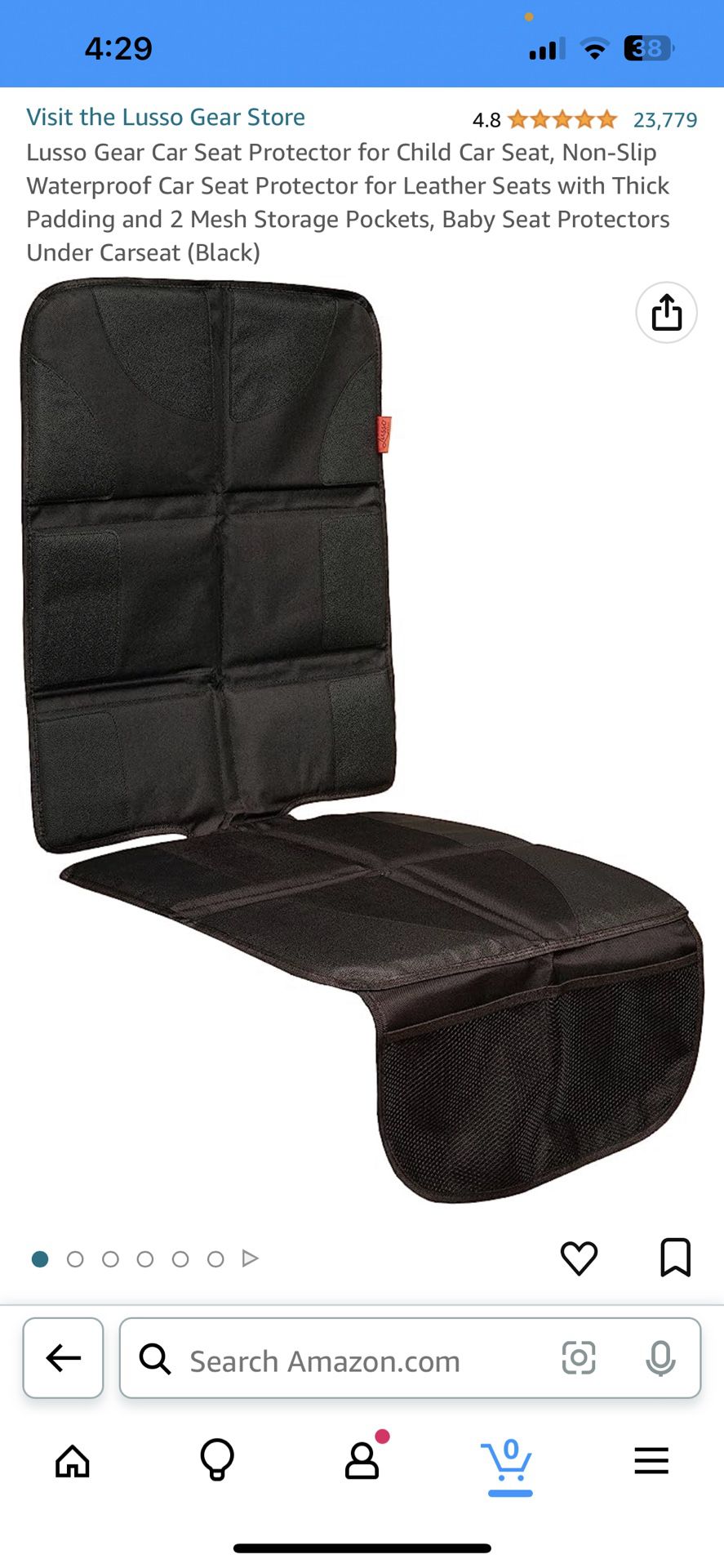 Lusso Car Seat Protector- Brand New for Sale in Spanish Springs, NV  OfferUp
