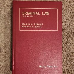 Criminal Law 3rd Edition Perkins And Boyce