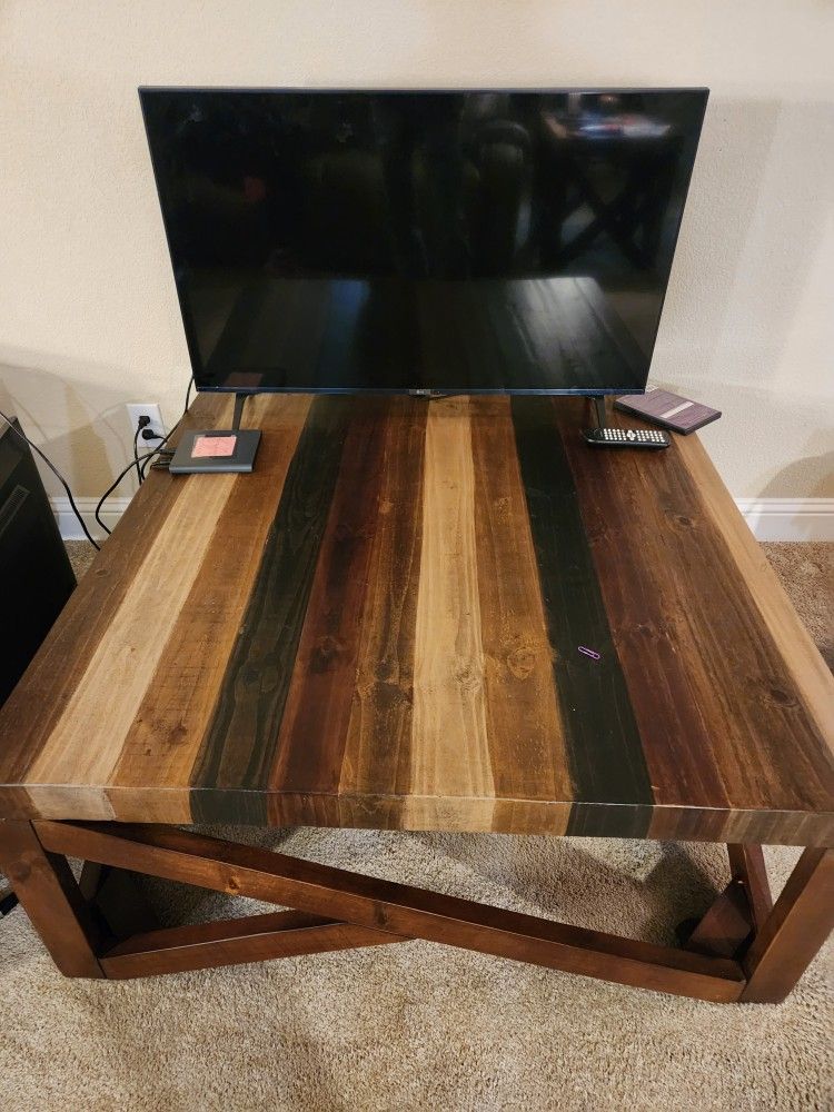 Coffee Table And 2 End Tables