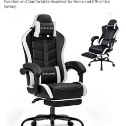 Gaming Chair, Ergonomic Game Computer Chairs with Foot Rest for Adults