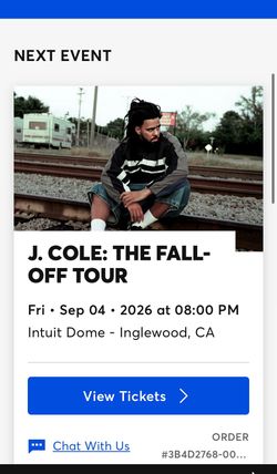J Cole tickets