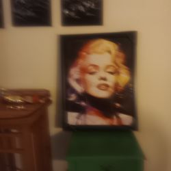 Marilyn Monroe  Wood Picture  Heavy 26×20
