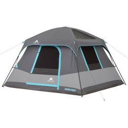 Ozark Trail 6 Person Dark Rest Frp Cabin Tent