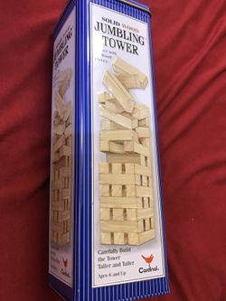Solid Wood Jumbling Tower In A Tin