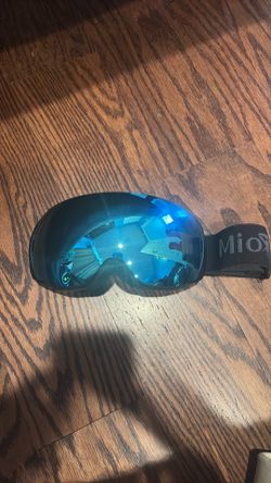 Mío Sukus Black Ski Goggles OTG Anti-Fog Winter Sports Goggles