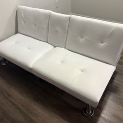 White Futon Sofa Bed