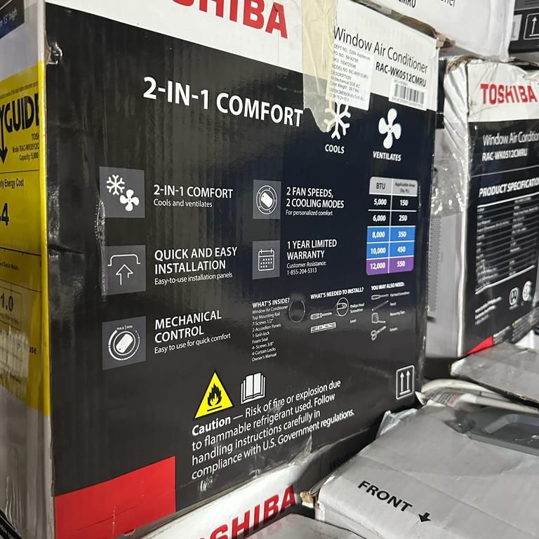 Toshiba 5,000 BTU  Window White