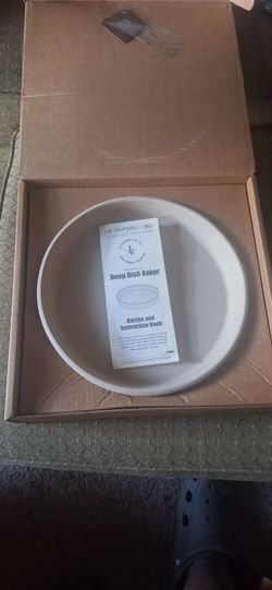Deep dish baker, stone, batter bowl and prep bowls