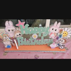 Labubu Decor Birthday Party Decorations Art