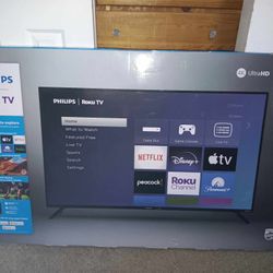Phillips 50in Roku TV