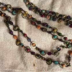 Fun 30” Multi Bead Necklace & Bracelet