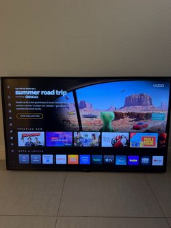 VIZIO V-Series V555-J01, a 55-inch 4K UHD Smart TV with remote