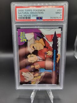 Topps Pokemon The Movie 2000 Natural Disasters Mint Foil