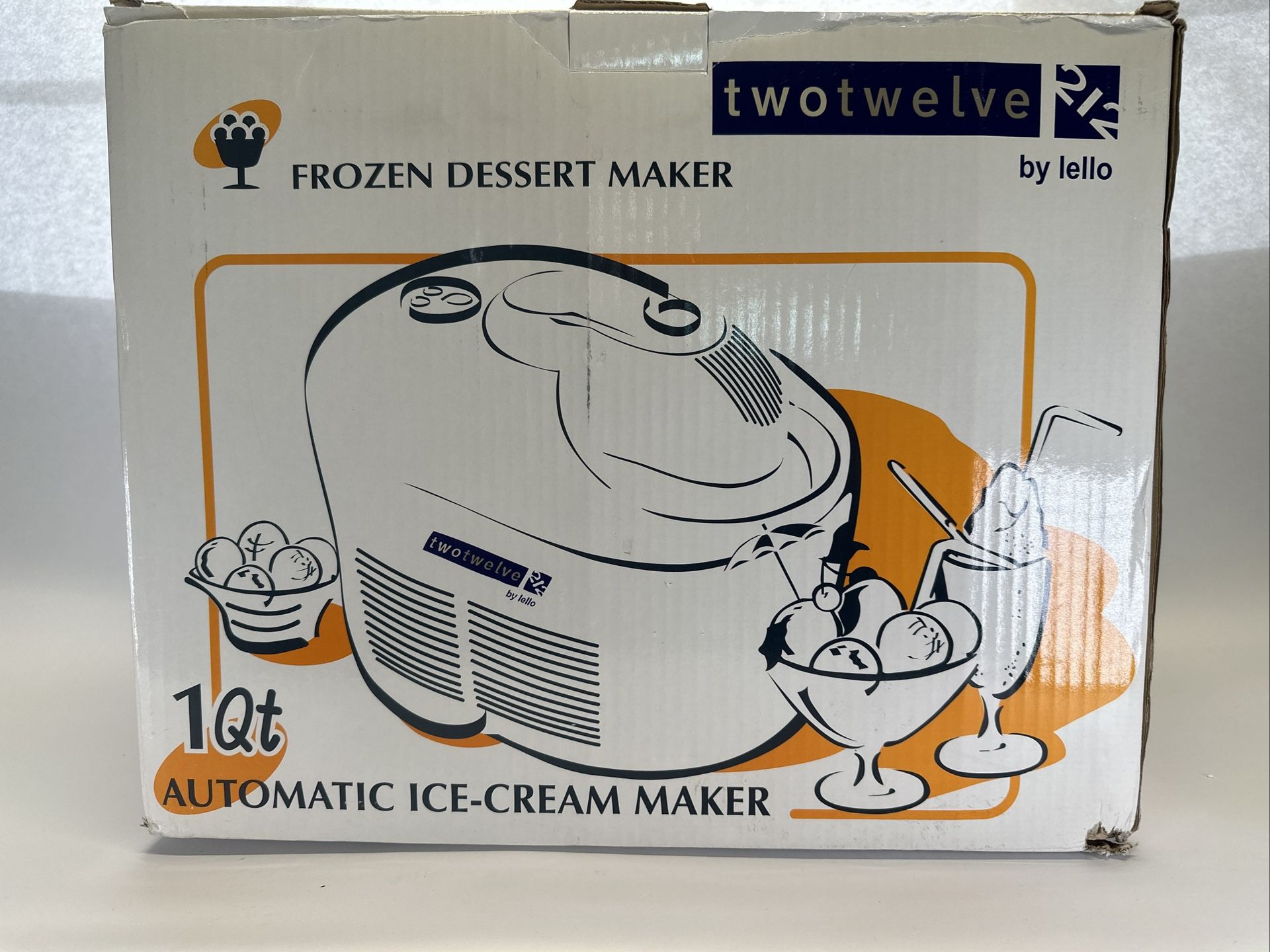 Lello 4070 Musso Lussino Ice Cream & Frozen Dessert Maker + Gelato New!