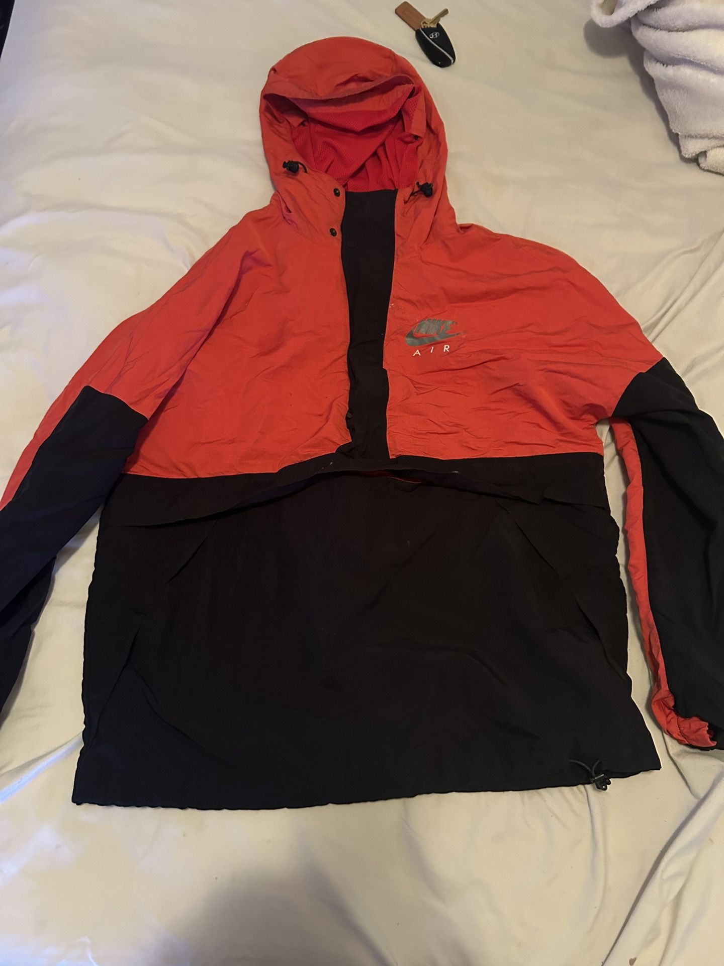 Red & Black Nike Windbreaker Size M