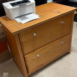 Oak Filing Cabinet